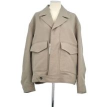 Blouson Ami Paris Veste en laine beige