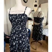 Robe courte Hollister robe fleuri