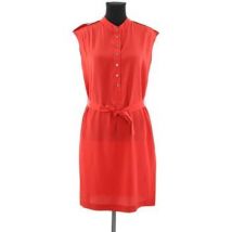 Robe courte Max & Moi Robe en soie rouge
