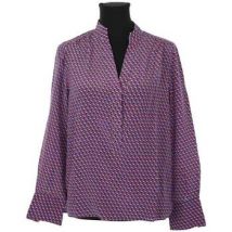 Chemise Alain Figaret Chemise en soie bordeaux