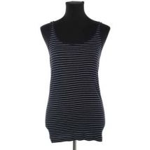 Blouses Vince Top sans manche en coton marine