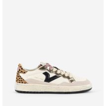 Baskets basses V 1985 VICTORIA 1985 BASKET SMASH CUIR ANIMAL PRINT MÉTAL 8806114