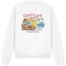Sweat-shirt The Smurfs Winter Is Smurfing Fast
