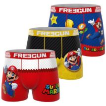 Boxers Freegun Lot de 3 boxers homme Super Mario Bros