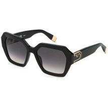 Lunettes de soleil Furla SFU880 Lunettes de soleil, Noir/Fumée, 55 mm