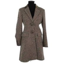 Manteau Roberto Cavalli Manteau en laine beige