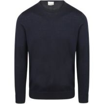 Sweat-shirt Profuomo Pull-over Laine Merinos Marine