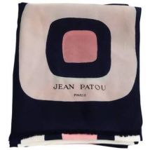 Echarpe Patou Étole en soie marine