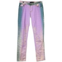 Jeans Roberto Cavalli Jean slim en coton violet