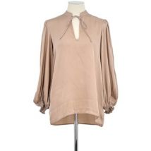 Blouses Theory Blouse en soie beige