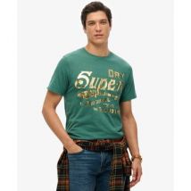 T-shirt Superdry T-shirt graphique de travail métallique