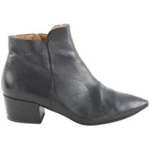 Bottines Pura Lopez Boots en cuir noir