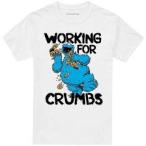 T-shirt Sesame Street Working For Crumbs