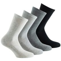 Chaussettes Kindy Pack de 4 mi-chaussette femme jersey unies