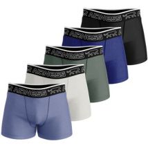 Boxers Airness Lot de 5 boxers homme en coton colorés Starter