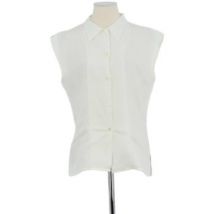 Blouses Agnes B Blouse en lin blanche