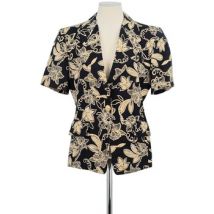Veste Marella Blazer en lin noir