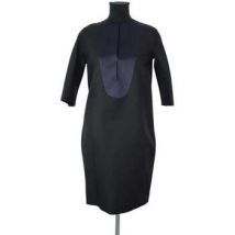 Robe courte Céline Robe en laine noire