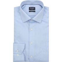 Chemise Olymp Chemise Luxor Diamond Structure Bleu Clair