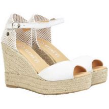 Espadrilles La Valeta Charlene Peep Toe Blanco