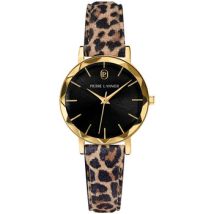 Montre Pierre Lannier Montre Femme MULTIPLES Noir Cuir Léopard