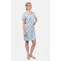 Robe courte Coup De Coeur Chemise de nuit femme 100% coton- HALF