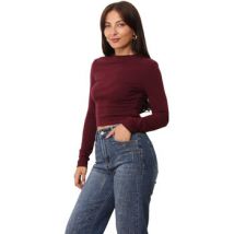 T-shirt La Modeuse Tops, t-shirts pour femme - Bordeaux -