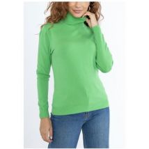Pull Kebello Pull col Roulé F, Vert
