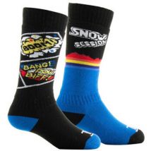 Chaussettes enfant Thyo Mi-bas ski Garçon Snow Session