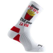 Chaussettes Thyo Mi-chaussette run "Quand t'es ch'ti, c'est pour la vie"