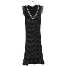 Robe Sandro Robe en soie noire