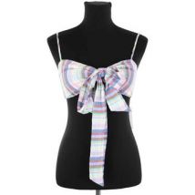 Maillots de bain Zimmermann Top sans manche en coton multicolore