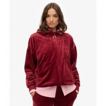 Sweatshirts à capuche Superdry Country Club Velour Zip Hoodie