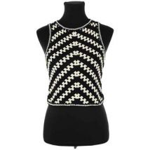 Debardeur Zimmermann Top sans manche en coton noir