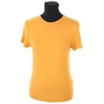 T-shirt Vintage T-shirt en coton orange