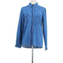 Chemise Maje Chemise en coton bleue