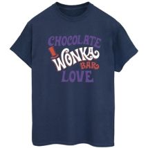 T-shirt Willy Wonka & The Chocolate Fact Chocolate Bar Love