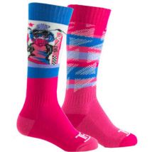 Chaussettes enfant Thyo Lot de 2 paires de mi-bas Fille Ski Manga