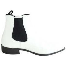 Chaussures Prada Santiags en cuir blanches