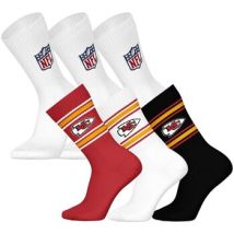 Chaussettes Nfl unisexe Chaussettes Paquet de 6 6Pack Crew Socks