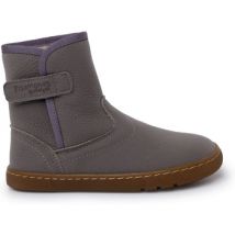 Boots enfant Pisamonas Bottes Cuir Barefoot Fourrure Mouton