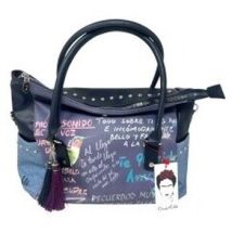 Sac à main Frida Kahlo Accessoires pour femmes k4983 bleu