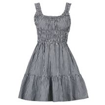 Robe courte MICHAEL Michael Kors GINGHAM MINI DRESS