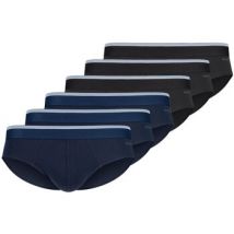 Slips Skiny Homme Slip Paquet de 6 Brasil-Slips Cotton Multipack 6P