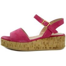 Sandales Soffice Sogno Chaussure Femme, Sandale nu pied, Daim - 21795