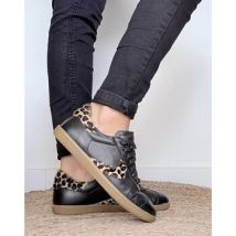 Baskets basses Step - Sneakers MADRID Noir / Leopard