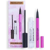 Palettes maquillage yeux Revolution Make Up Lot D 39;icônes Œils Et Sourcils 2 Pcs