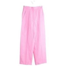 Pantalon Sandro Pantalon droit rose
