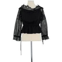 Blouses Self-Portrait T-shirt noir