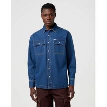 Chemise Wrangler 112371546 OVERSHIRT-RETRO BLUE